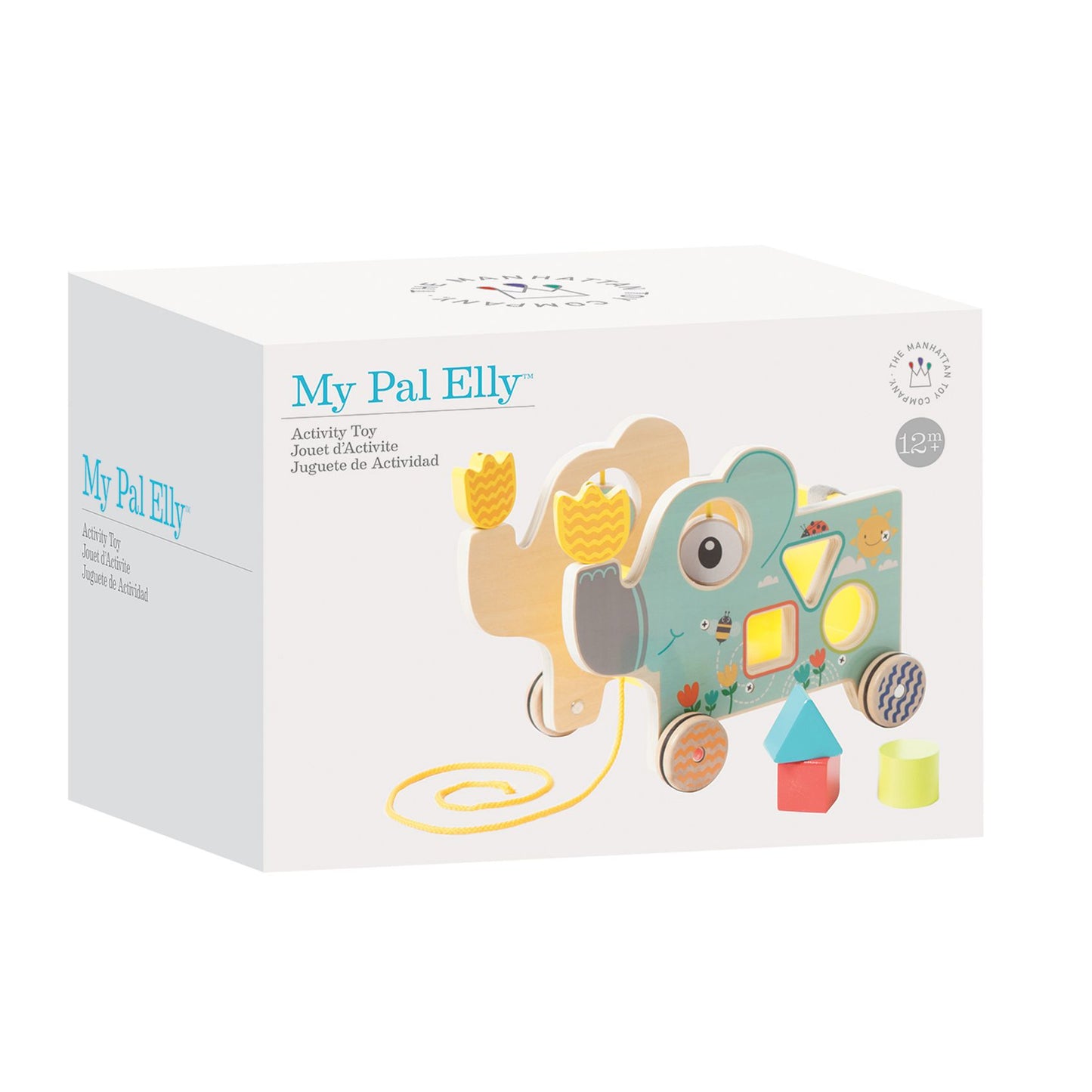 Manhattan Toy My Pal - Elly Wooden Toddler Pull Along Toy