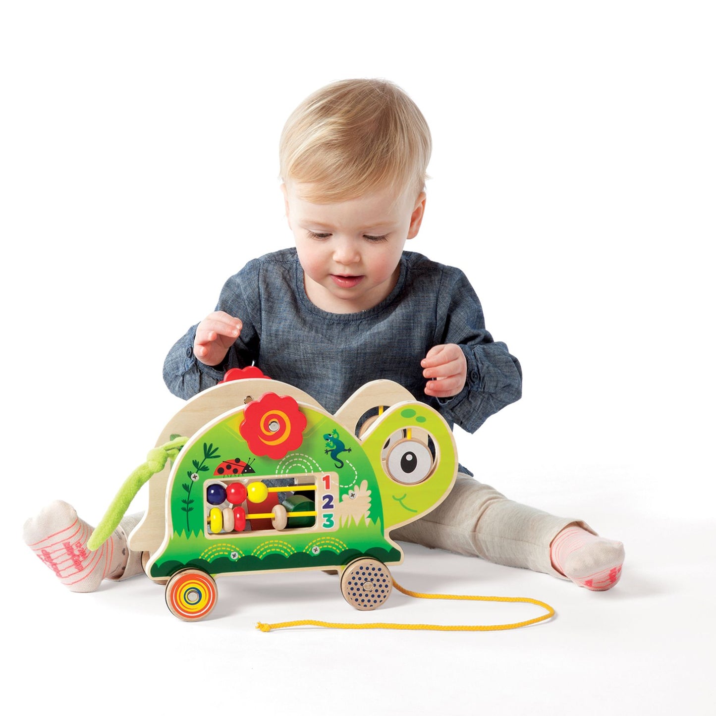 Manhattan Toy My Pal - Truman Wooden Toddler Pull Along Toy