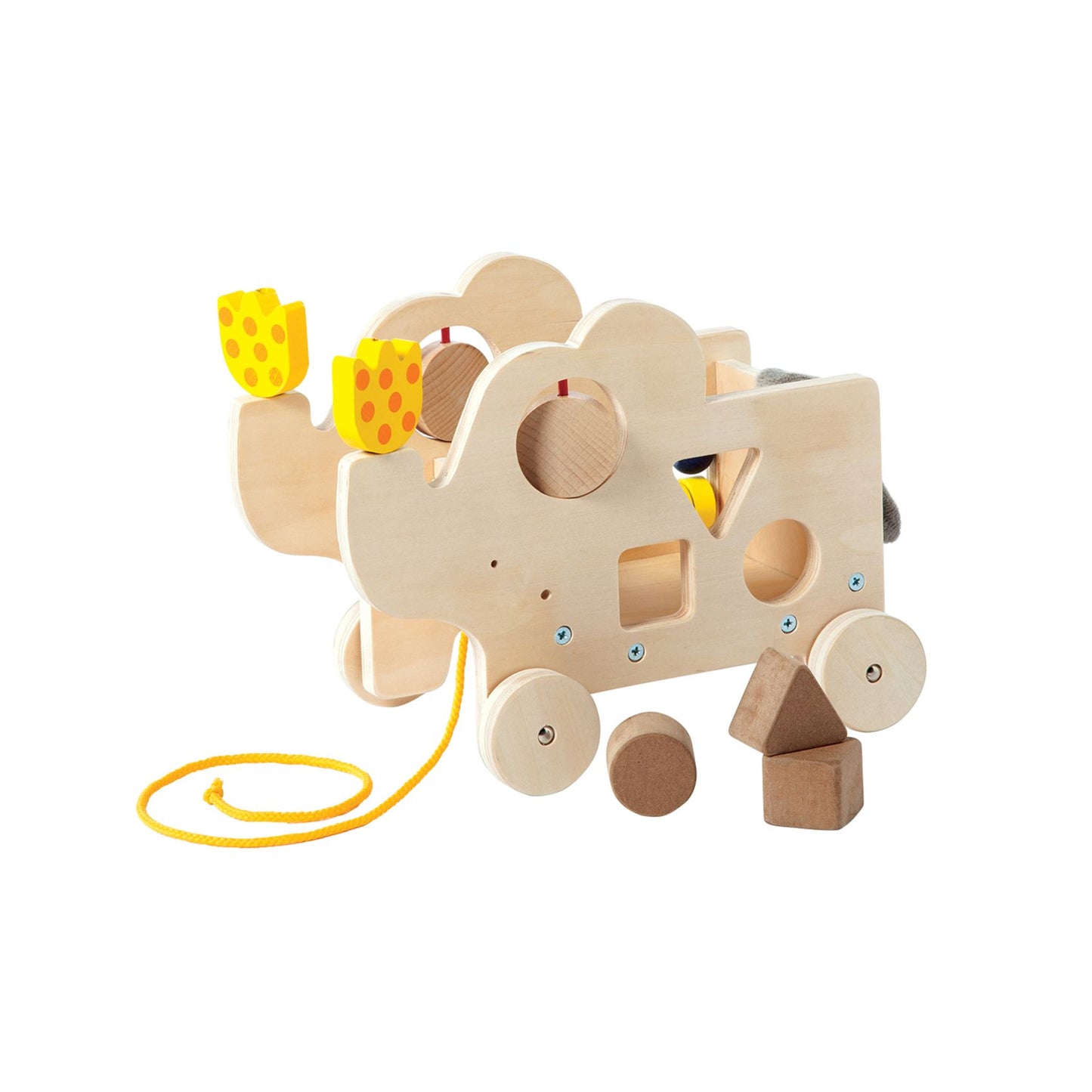 Manhattan Toy My Pal Elly Natural Wooden Pull Along Toy