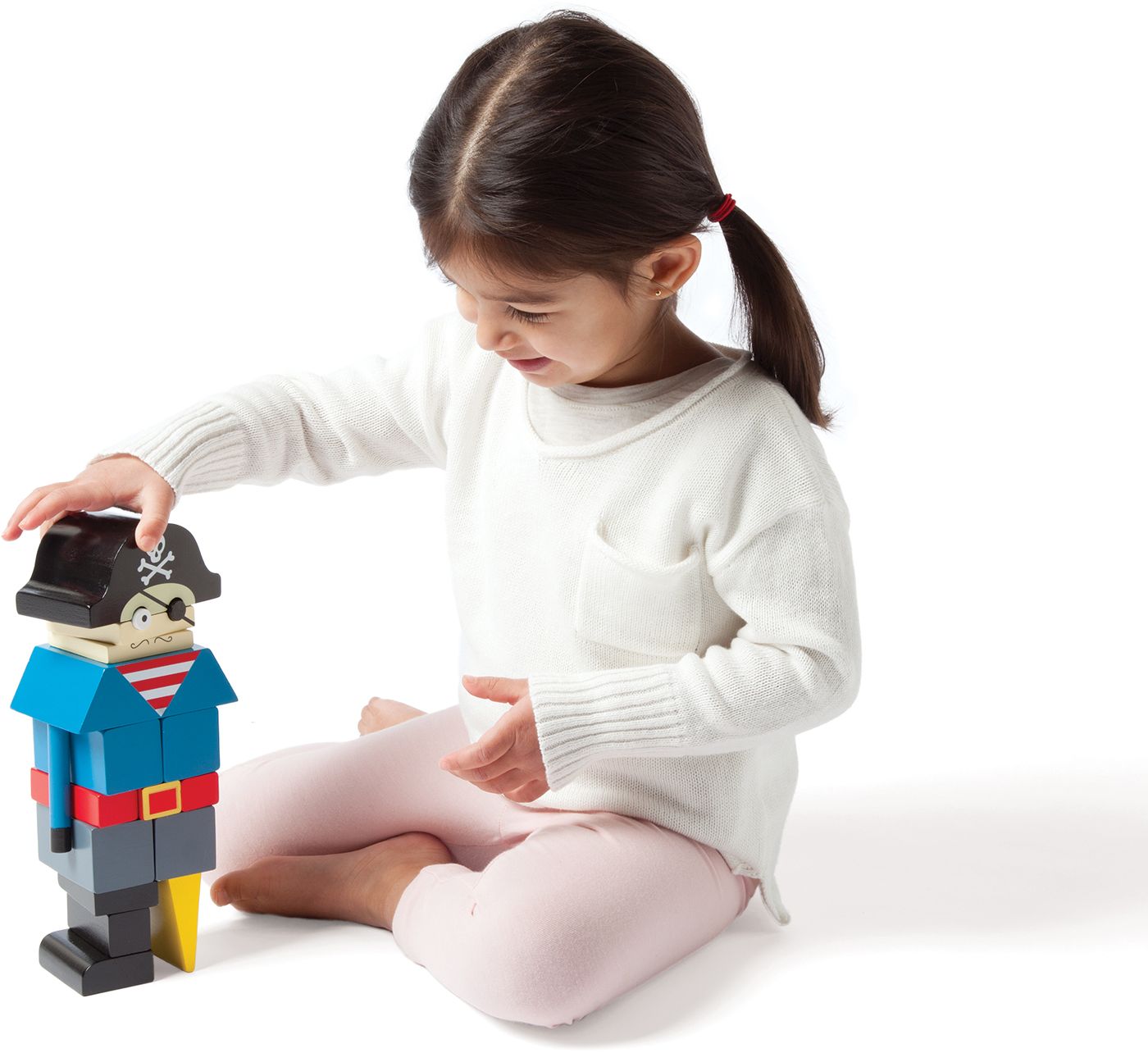 Magnetic Stack Up Blocks - Pirate