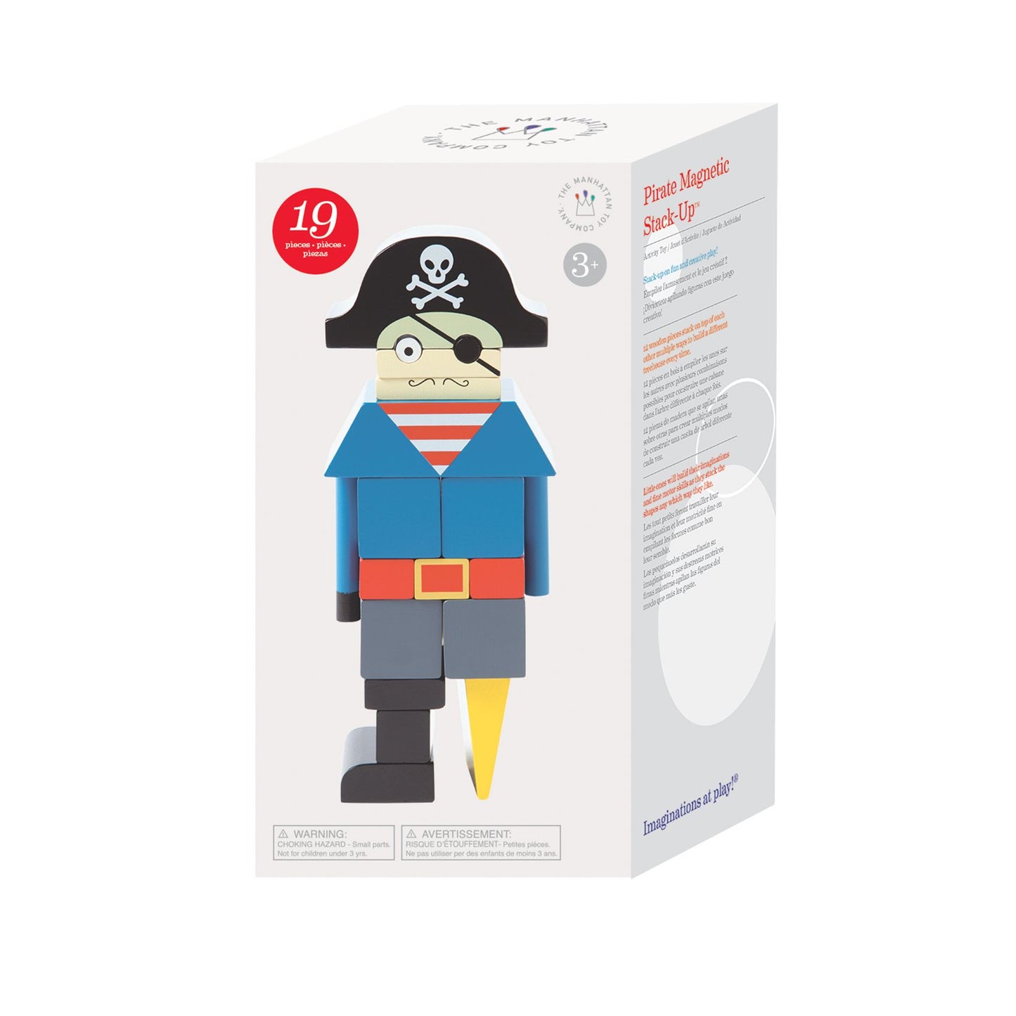 Magnetic Stack Up Blocks - Pirate