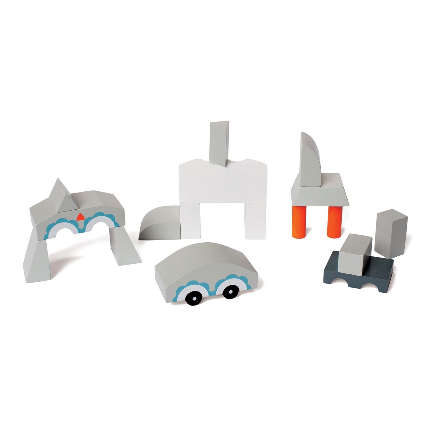 Manhattan Toy Luna The Owl Magnetic Wooden Stacking Block Puzzle