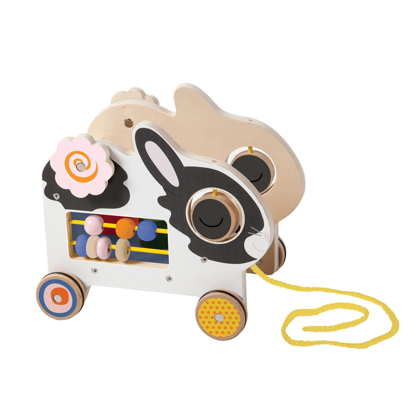 Manhattan Toy My Pal Clover Wooden Pull-Along Preschool Activity Toy