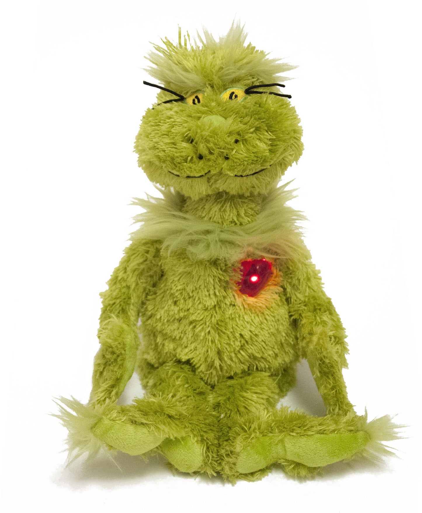 Grinch with Light Up Heart