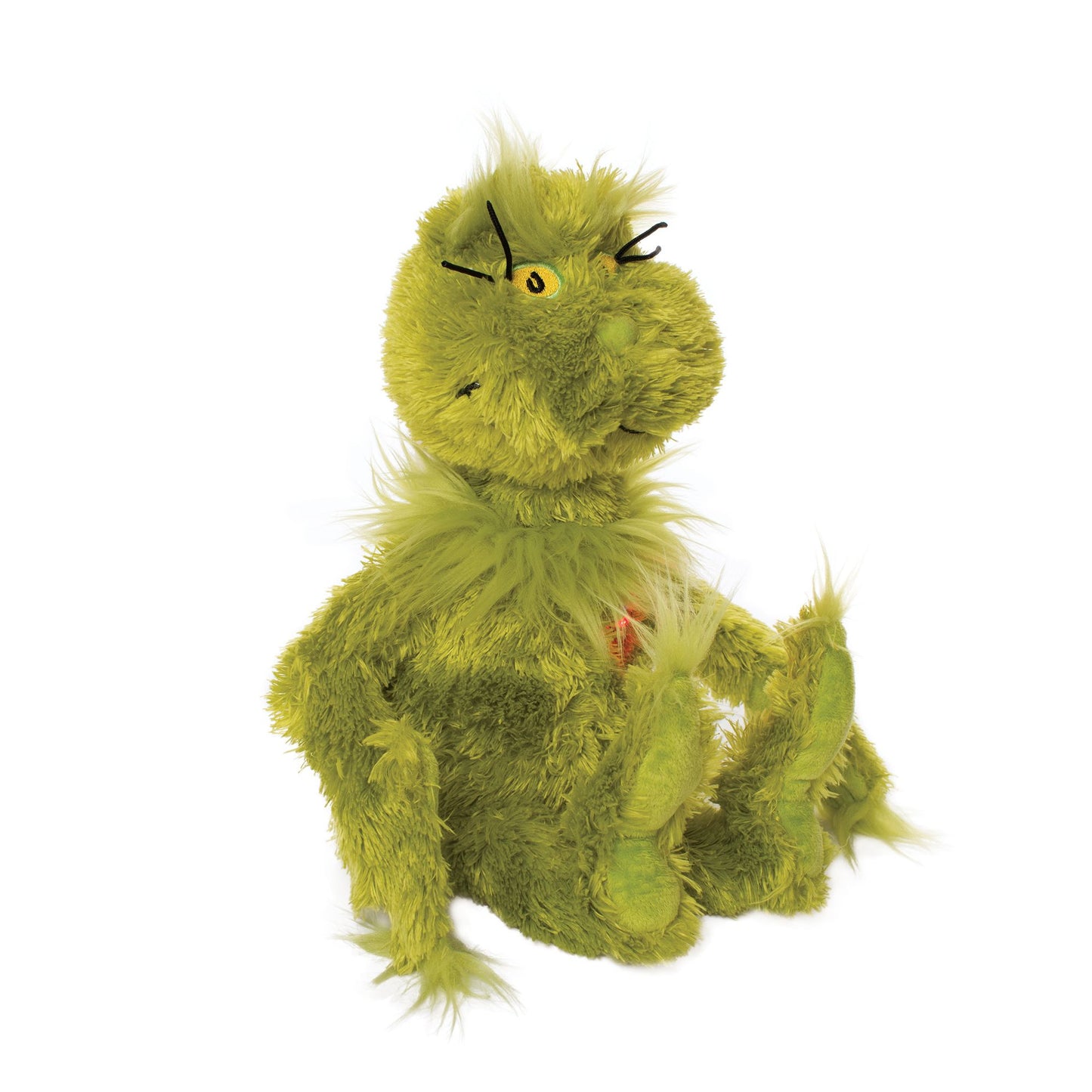 Grinch with Light Up Heart