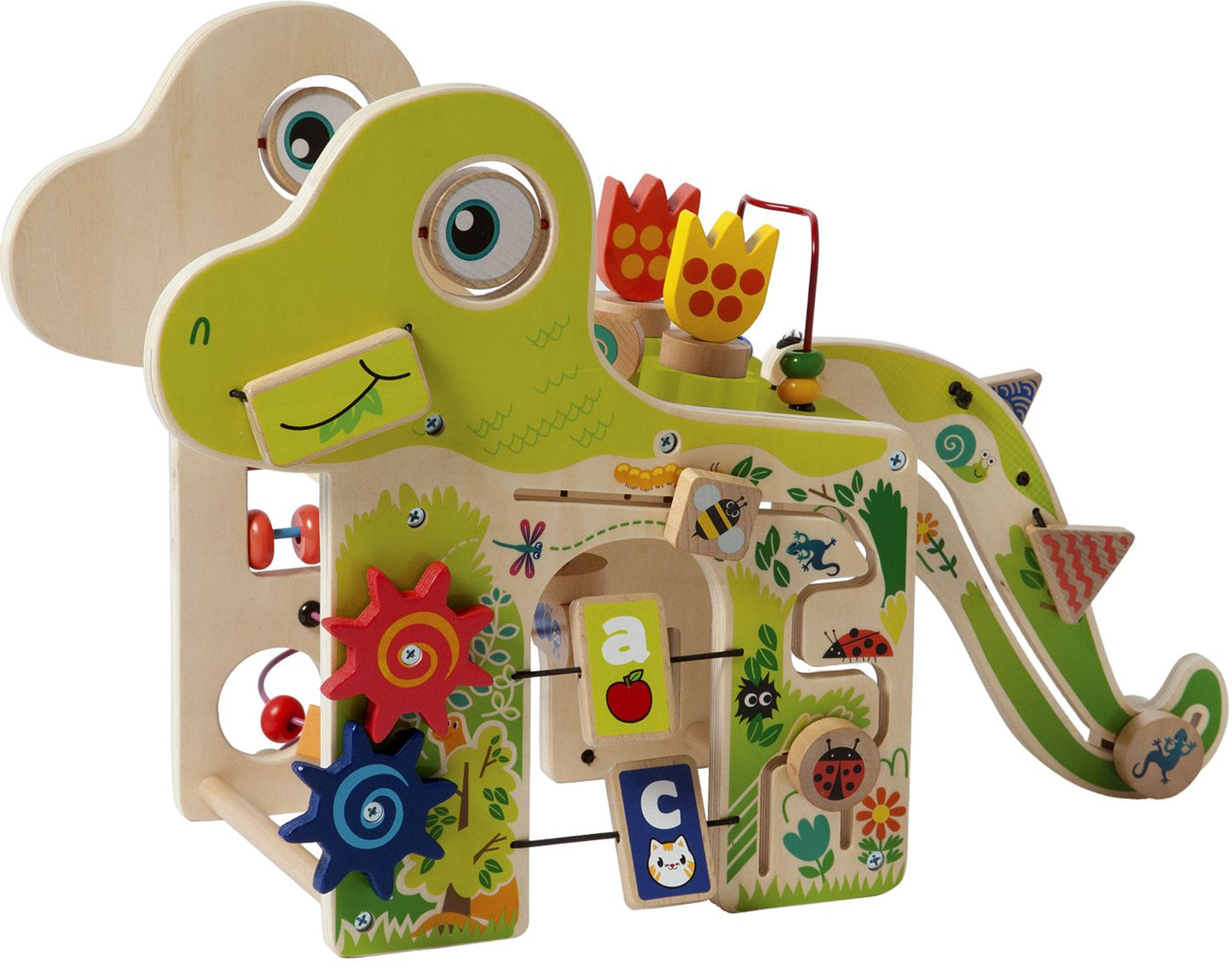 Playful Dino (tail tied underneath product)