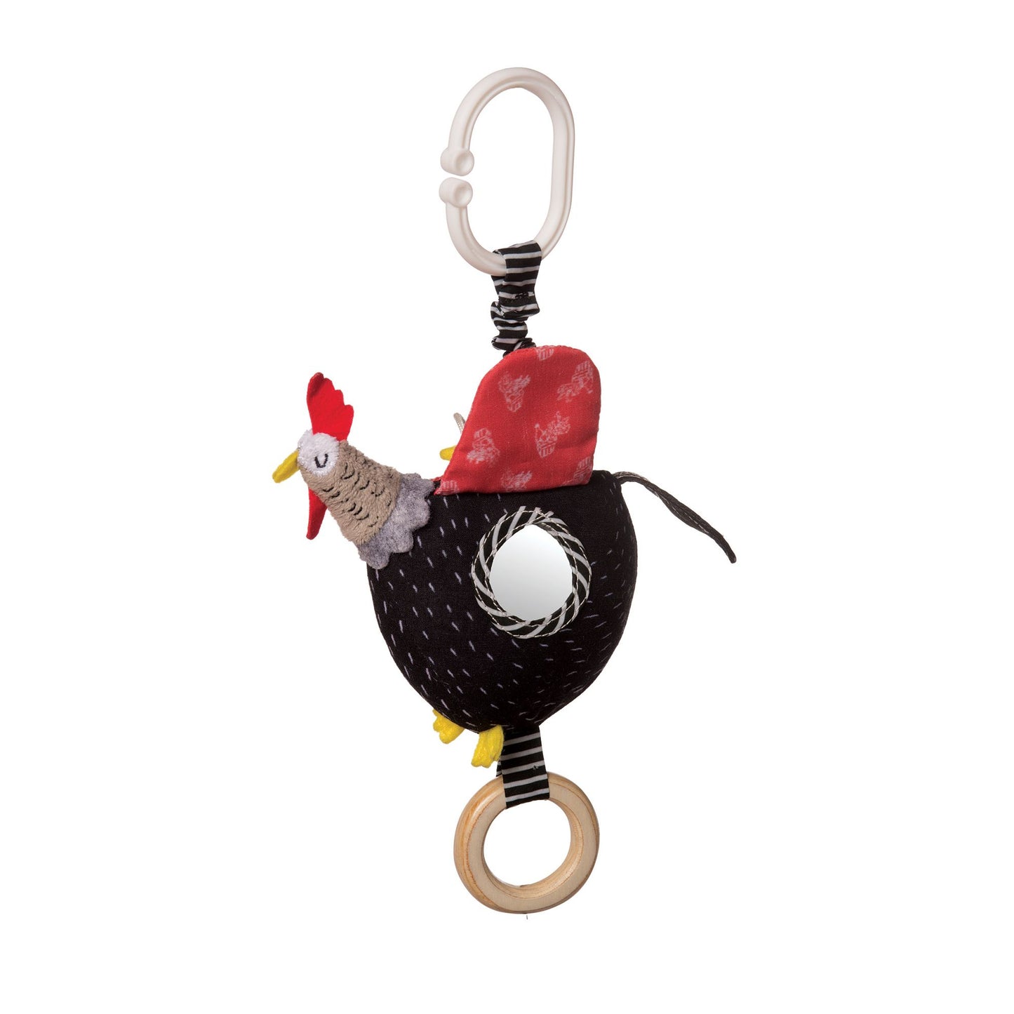 Manhattan Toy Farmer's Market Mother Hen Travel Toy w/ Clip