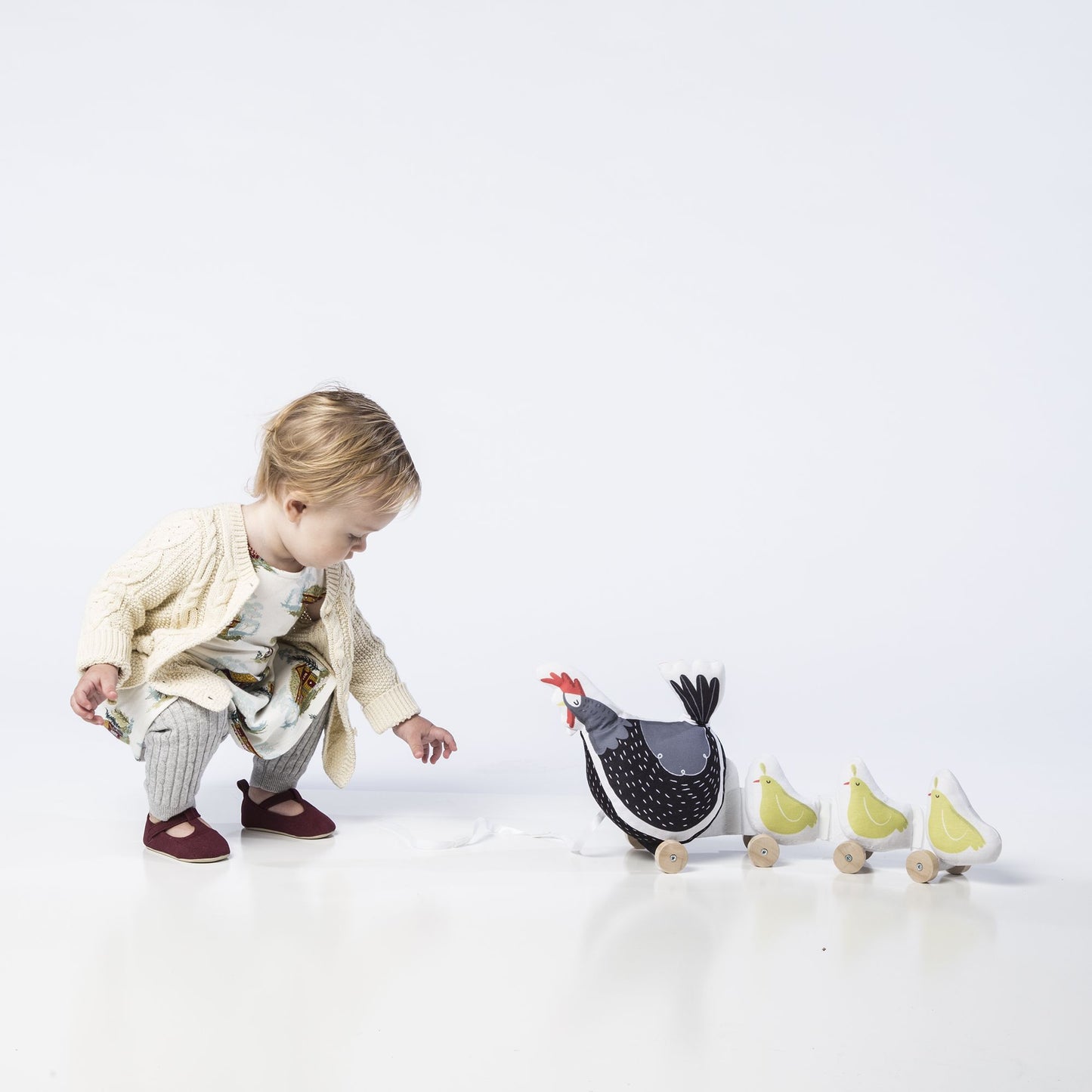 Manhattan Toy Farmer's Market Chicken Pull Toy