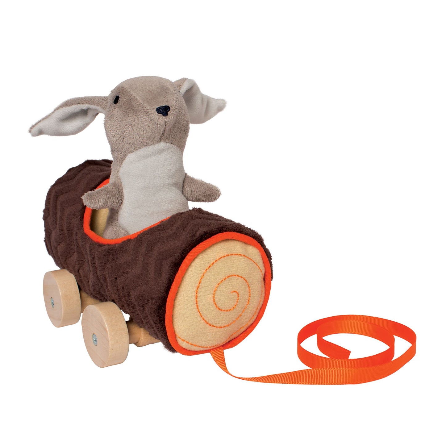 Manhattan Toy Camp Acorn Bunny Pull Toy