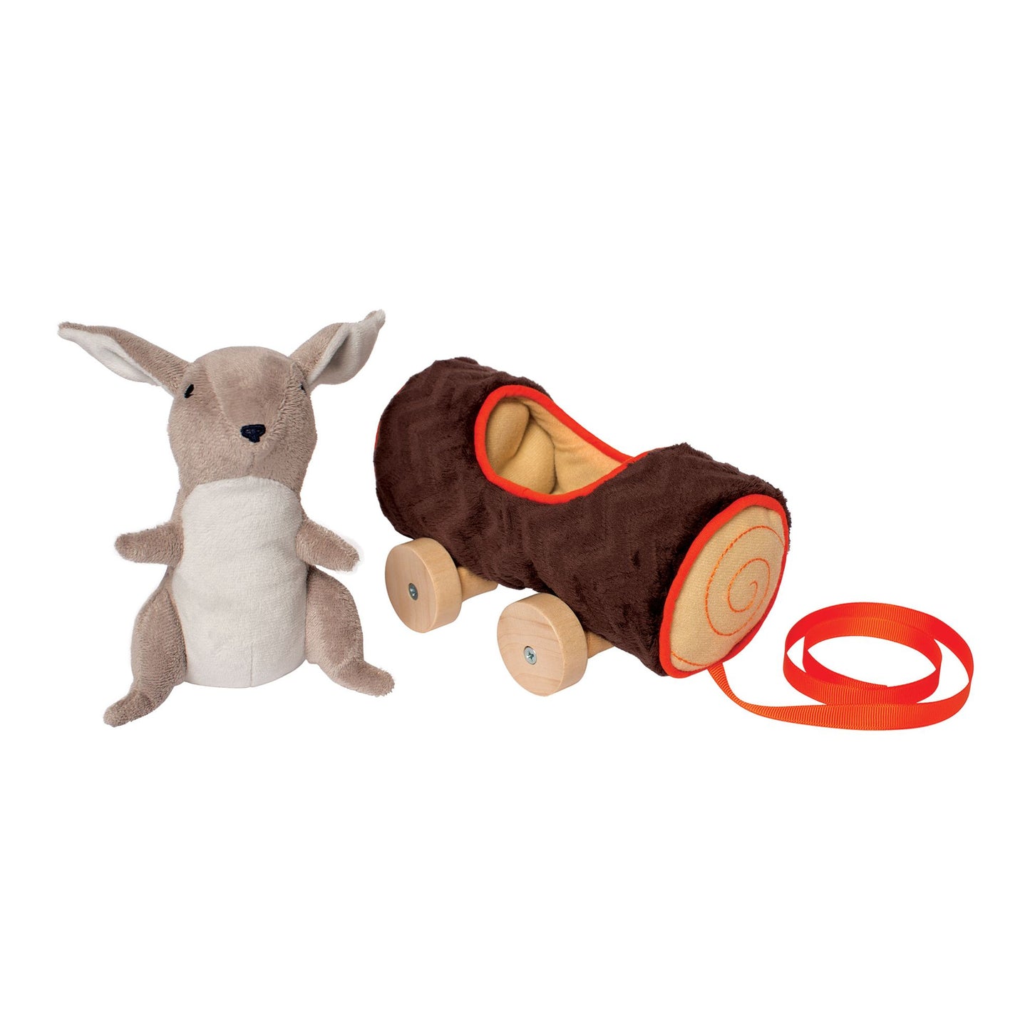 Manhattan Toy Camp Acorn Bunny Pull Toy
