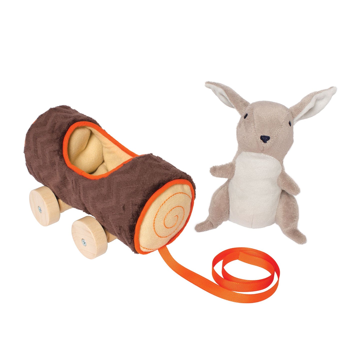 Manhattan Toy Camp Acorn Bunny Pull Toy
