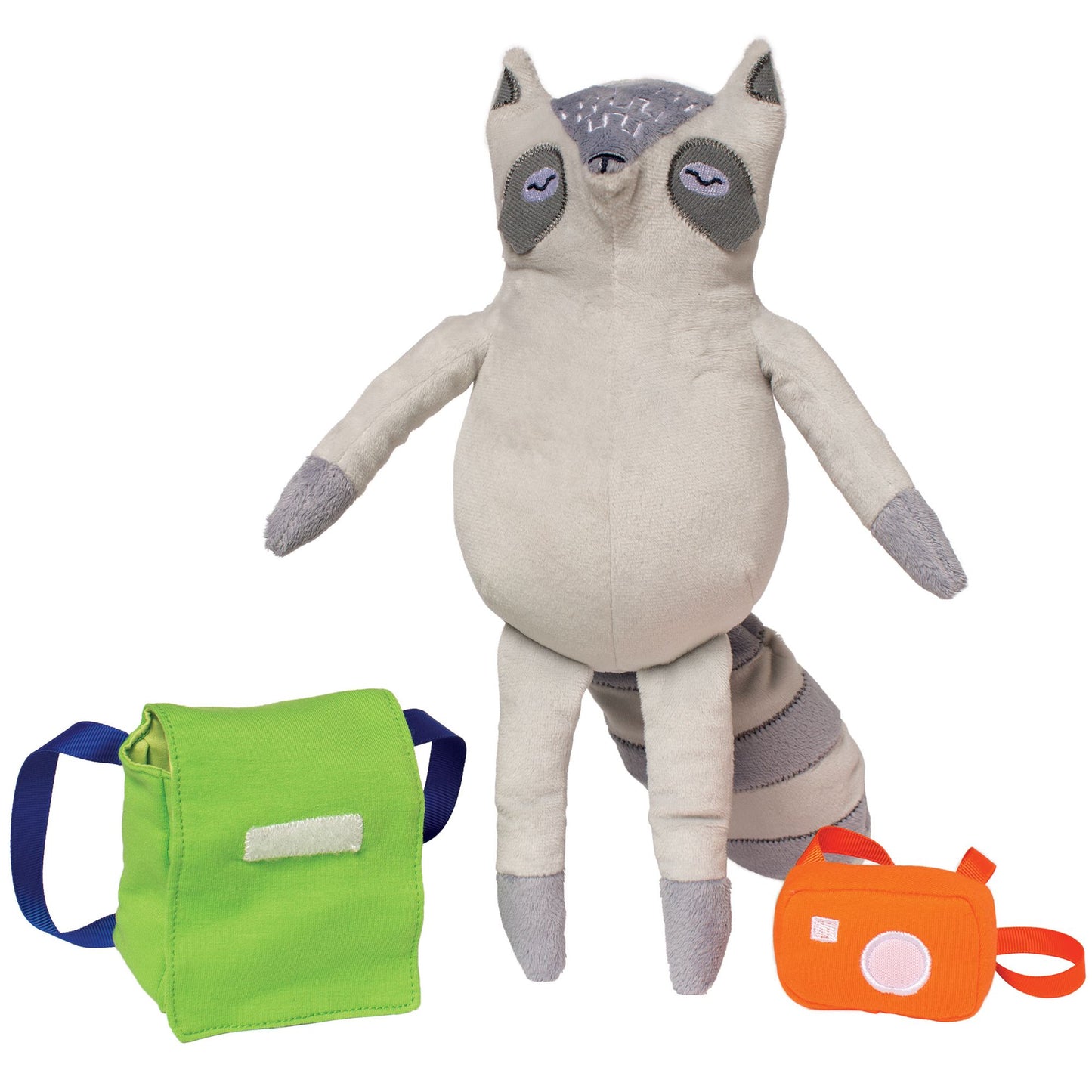 Manhattan Toy Camp Acorn Raccoon Explorer Plush w/ Accessories