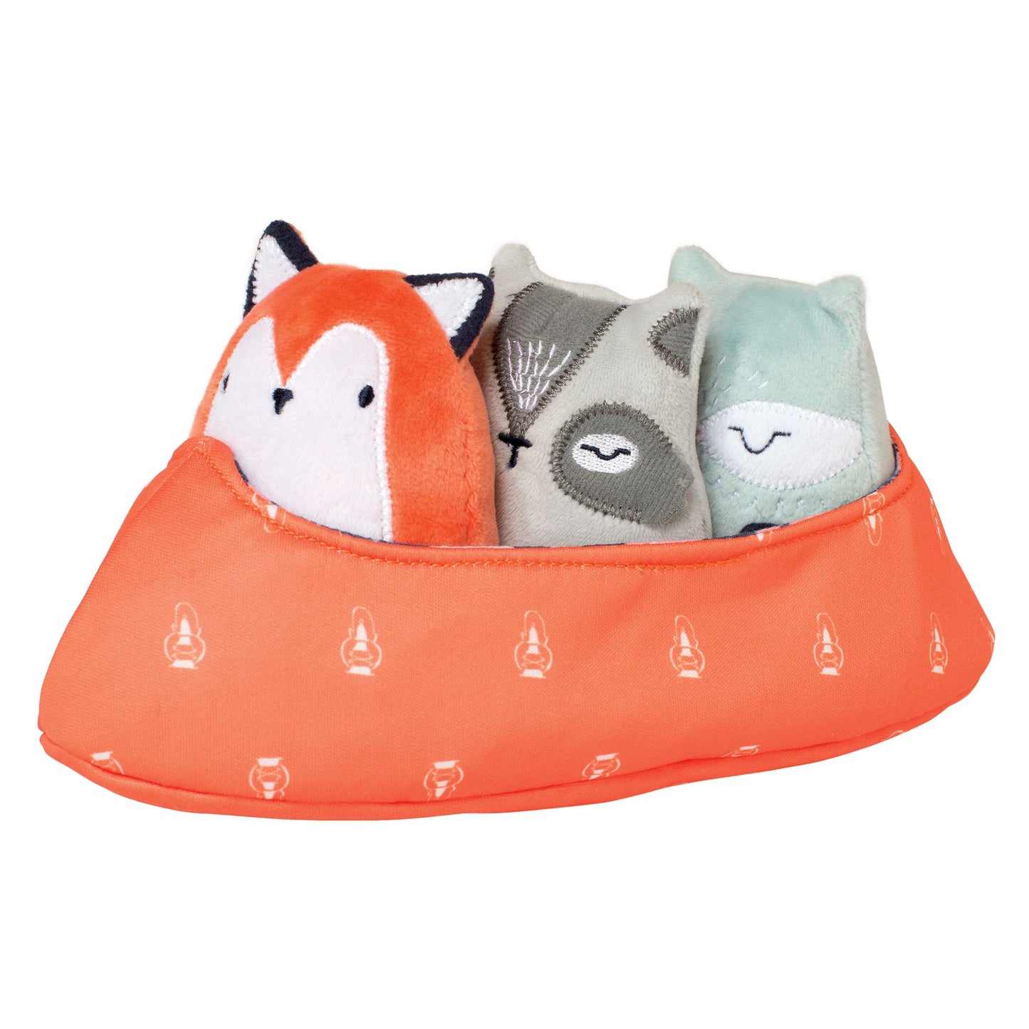 Manhattan Toy Camp Acorn Canoe Buddies Plush Set