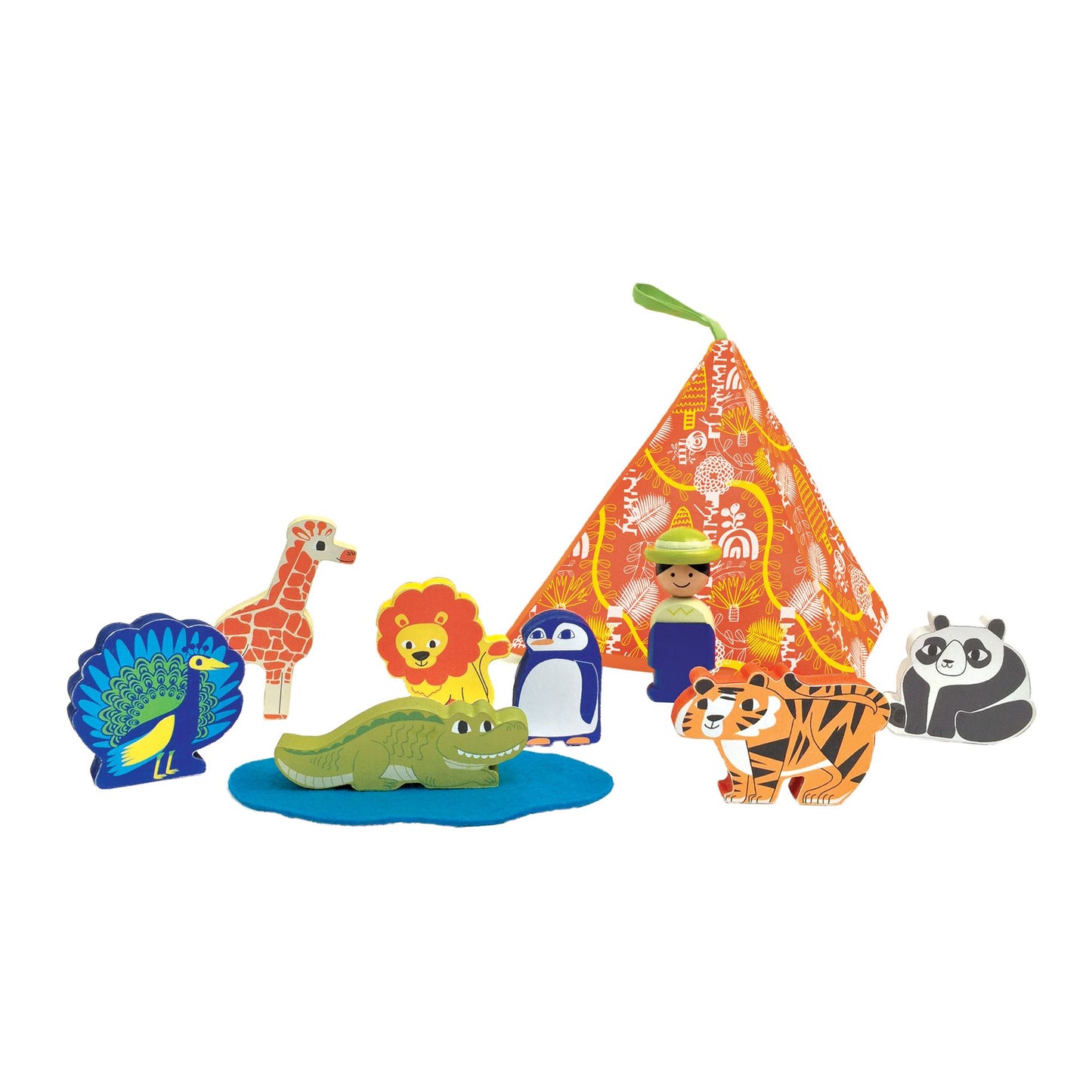 Manhattan Toy Zoo Mountain Figure Playset