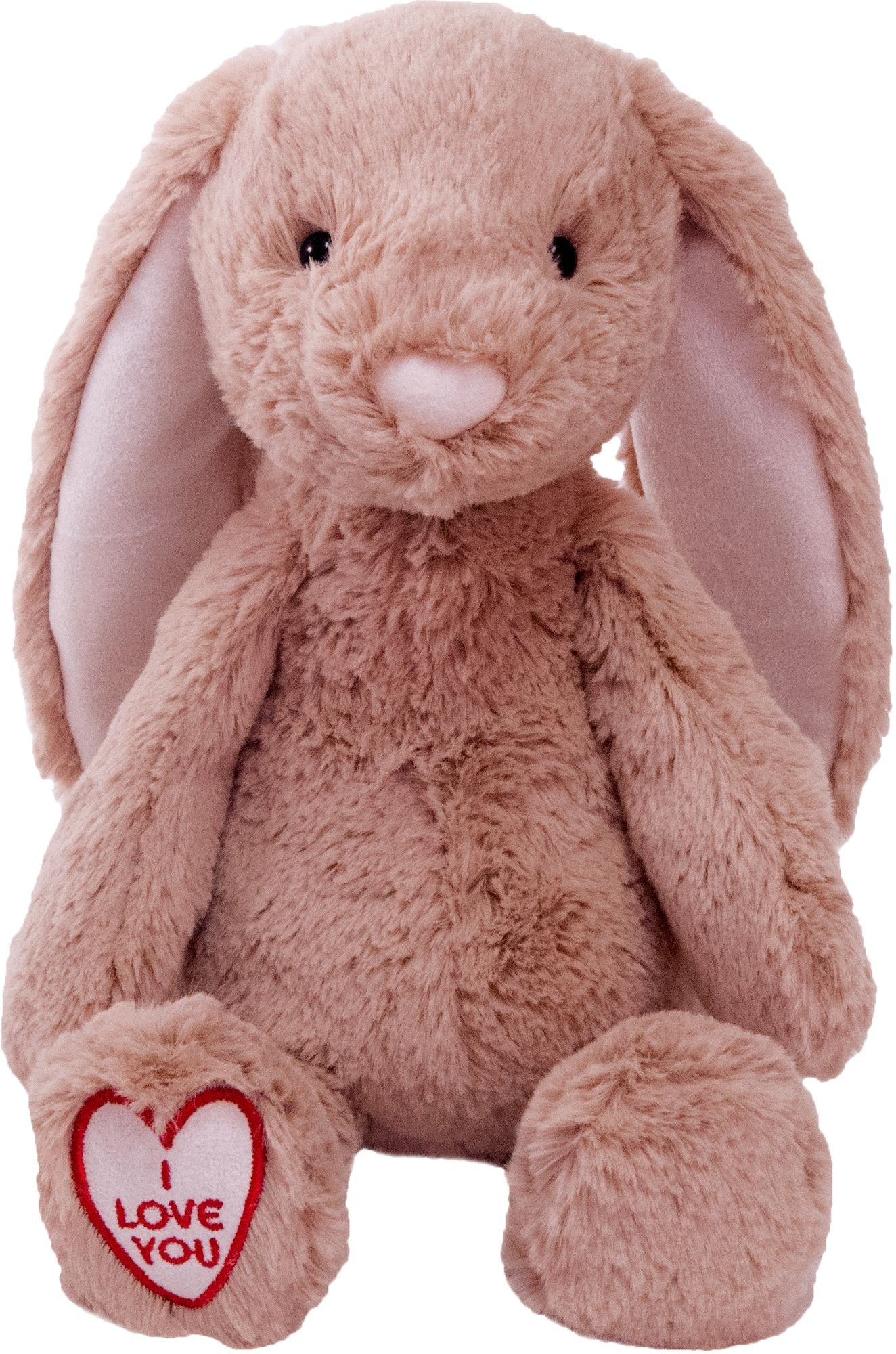 Tan Bunny - I Love You patch