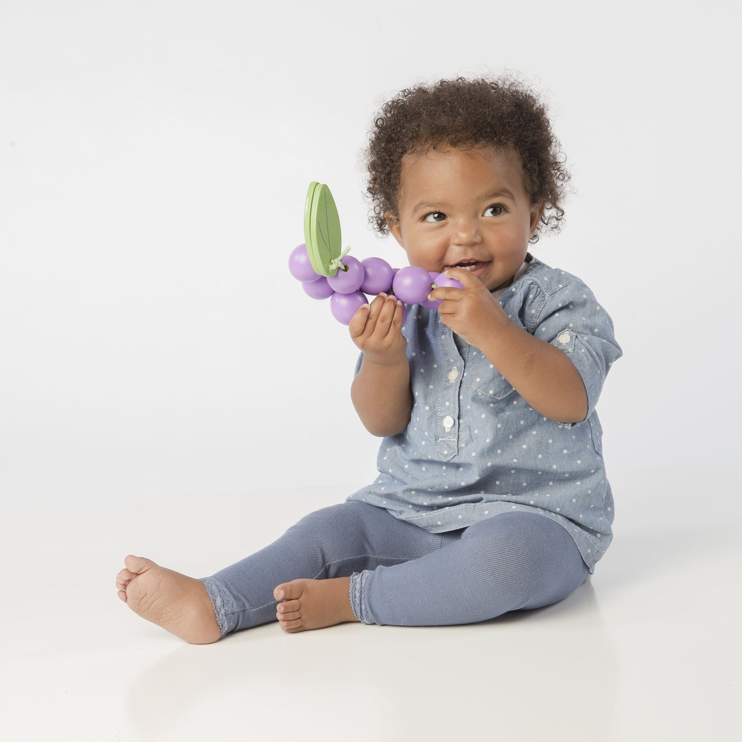 Manhattan Toy Farmer's Market Grape Baby Beads Developmental Toy