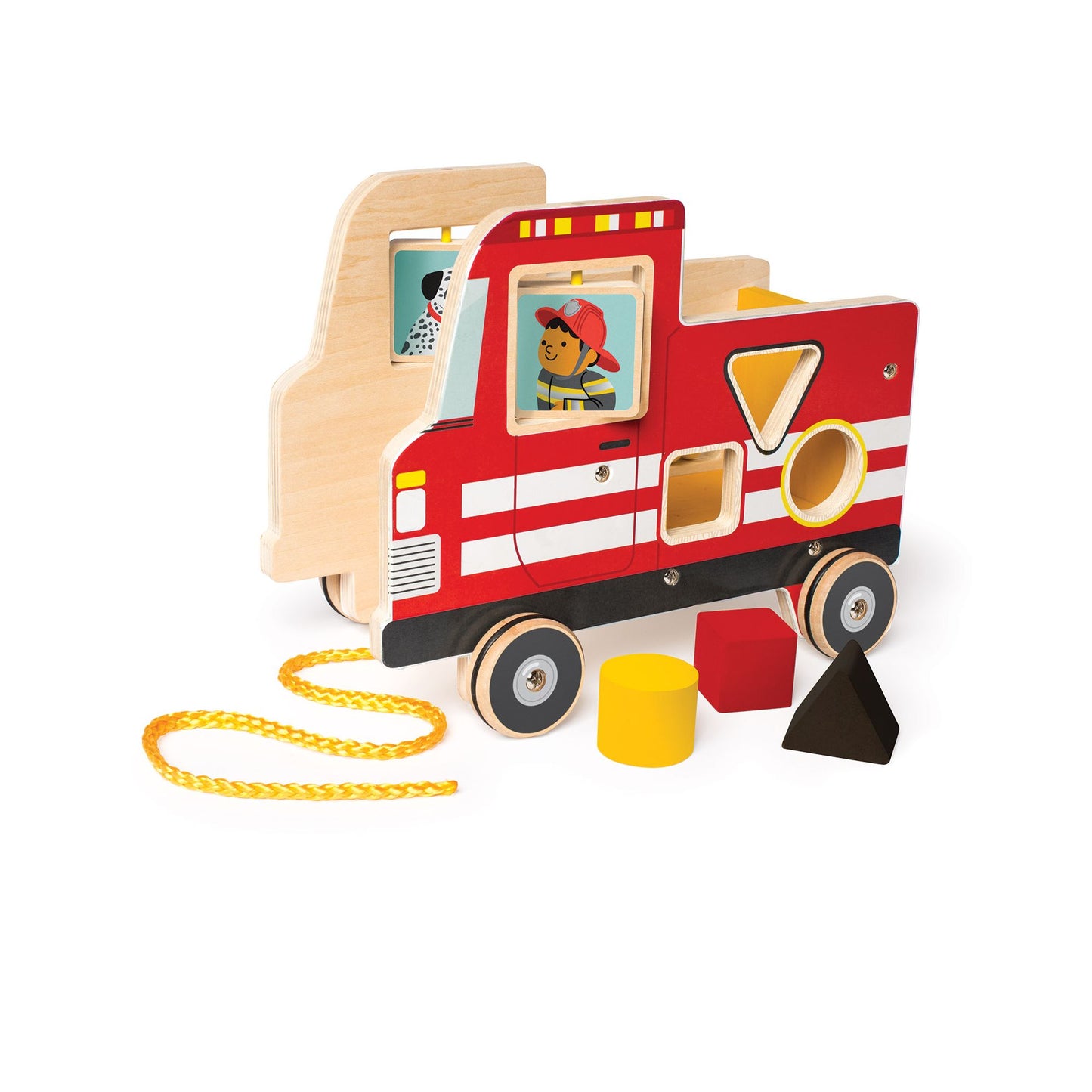 Manhattan Toy Fire Truck Pull Toy