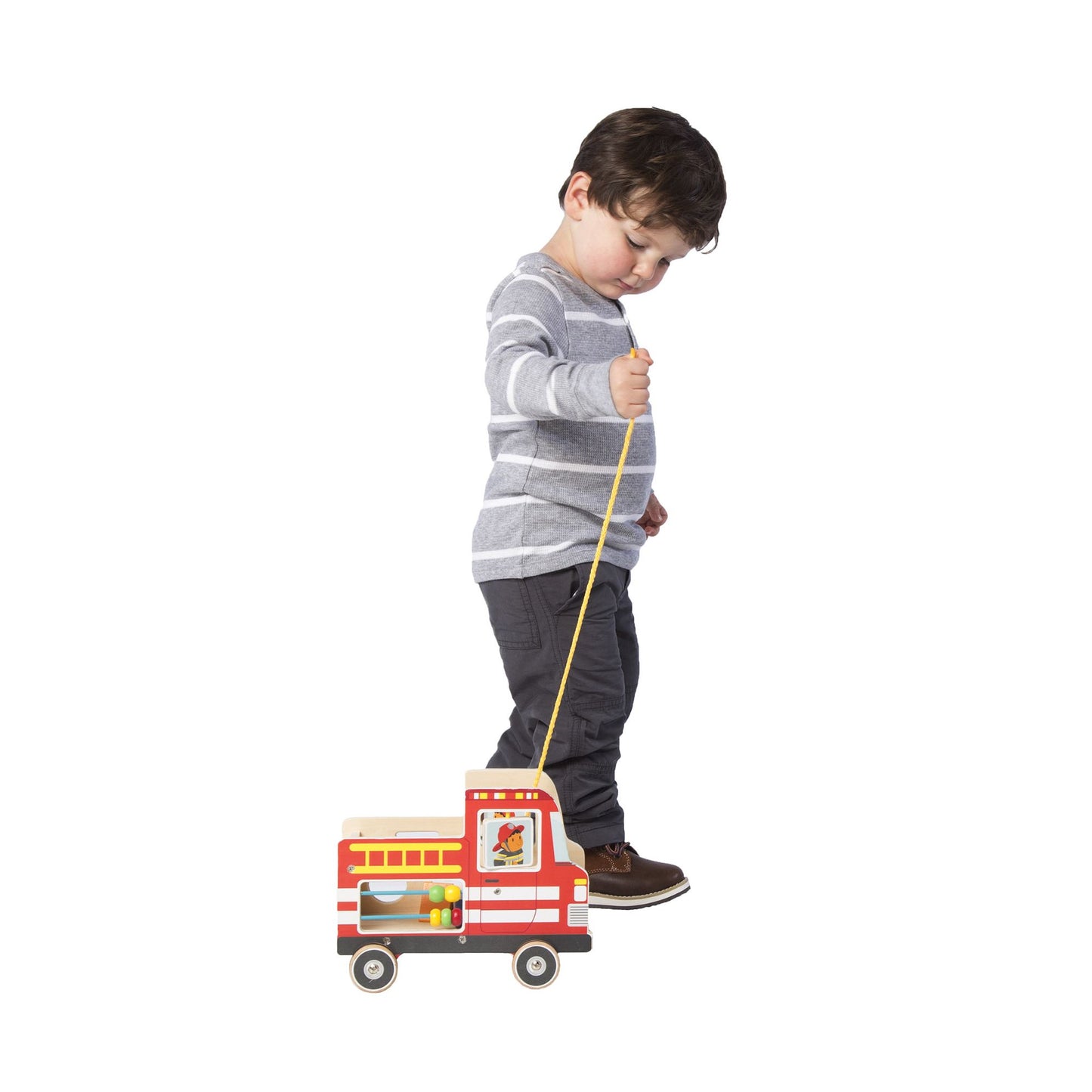 Manhattan Toy Fire Truck Pull Toy