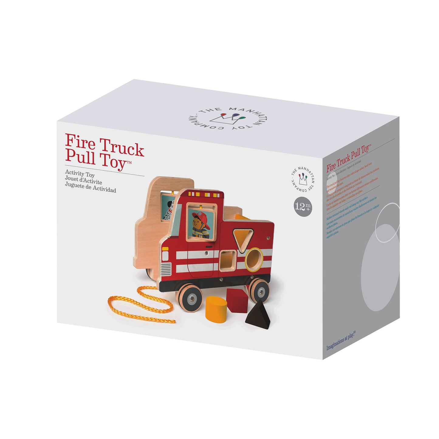 Manhattan Toy Fire Truck Pull Toy