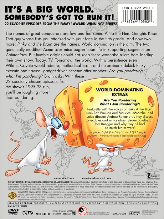 Steven Spielberg Presents: Pinky and the Brain, Vol. 1 [4 Discs]