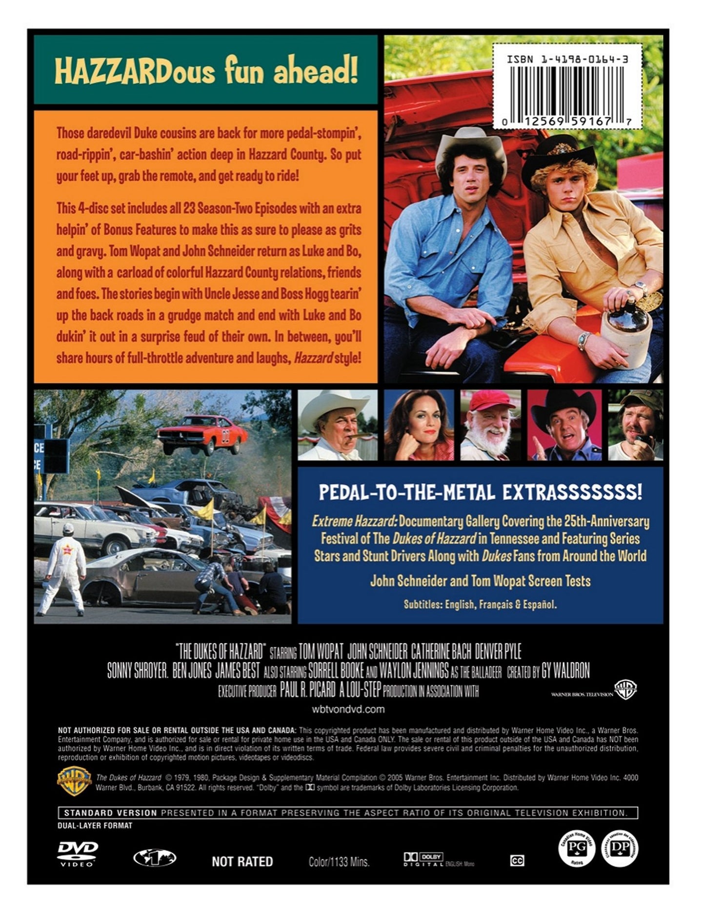 The Dukes of Hazzard: The Complete Second Season [4 Discs]
