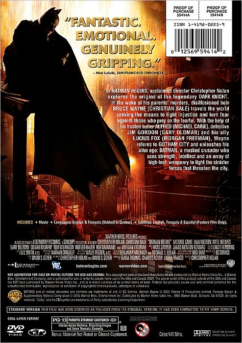 Batman Begins [P&S]