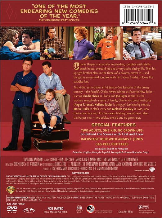 Two and a Half Men: The Complete First Season [4 Discs]