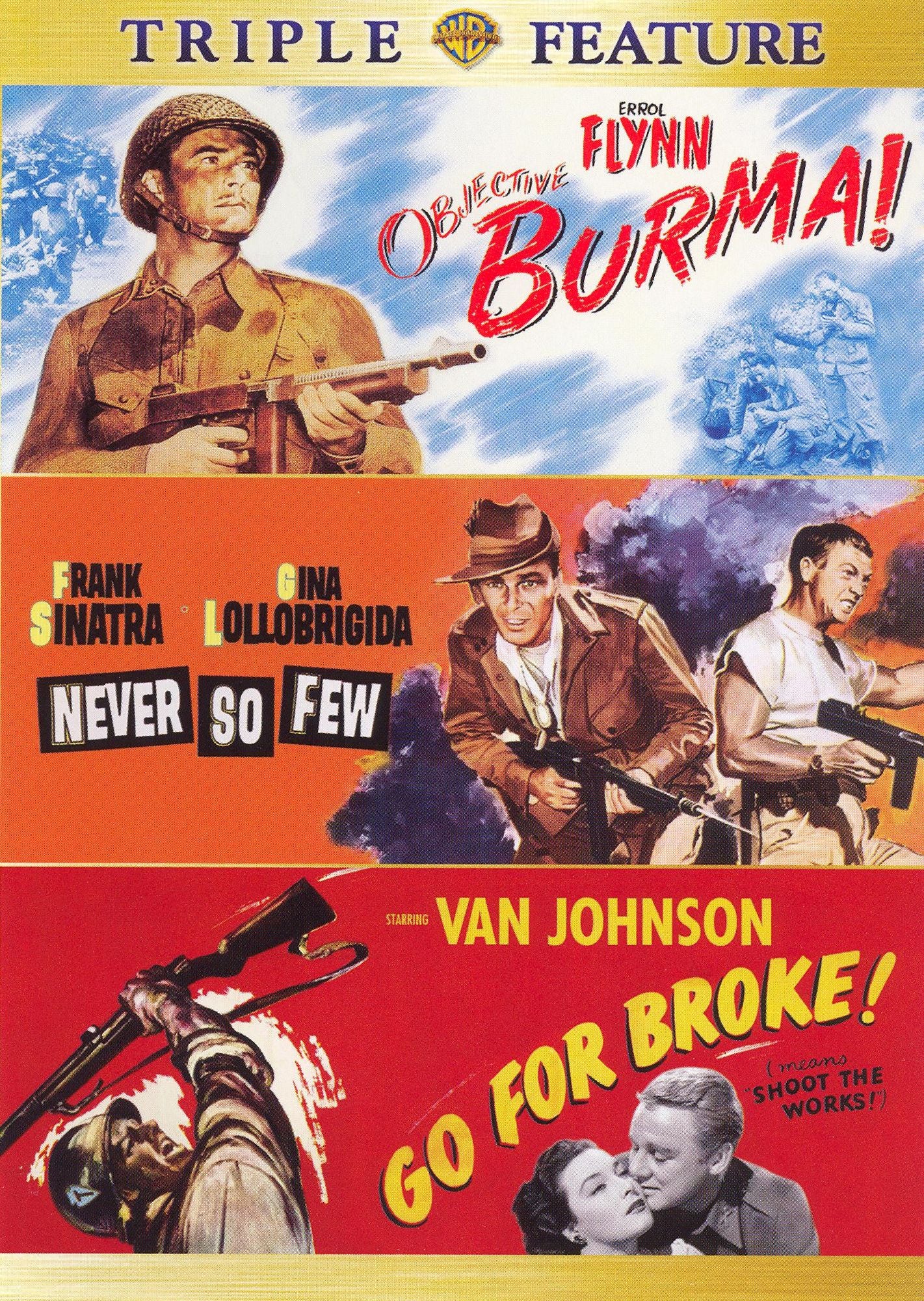 Objective, Burma!/Never So Few/Go for Broke! [2 Discs]