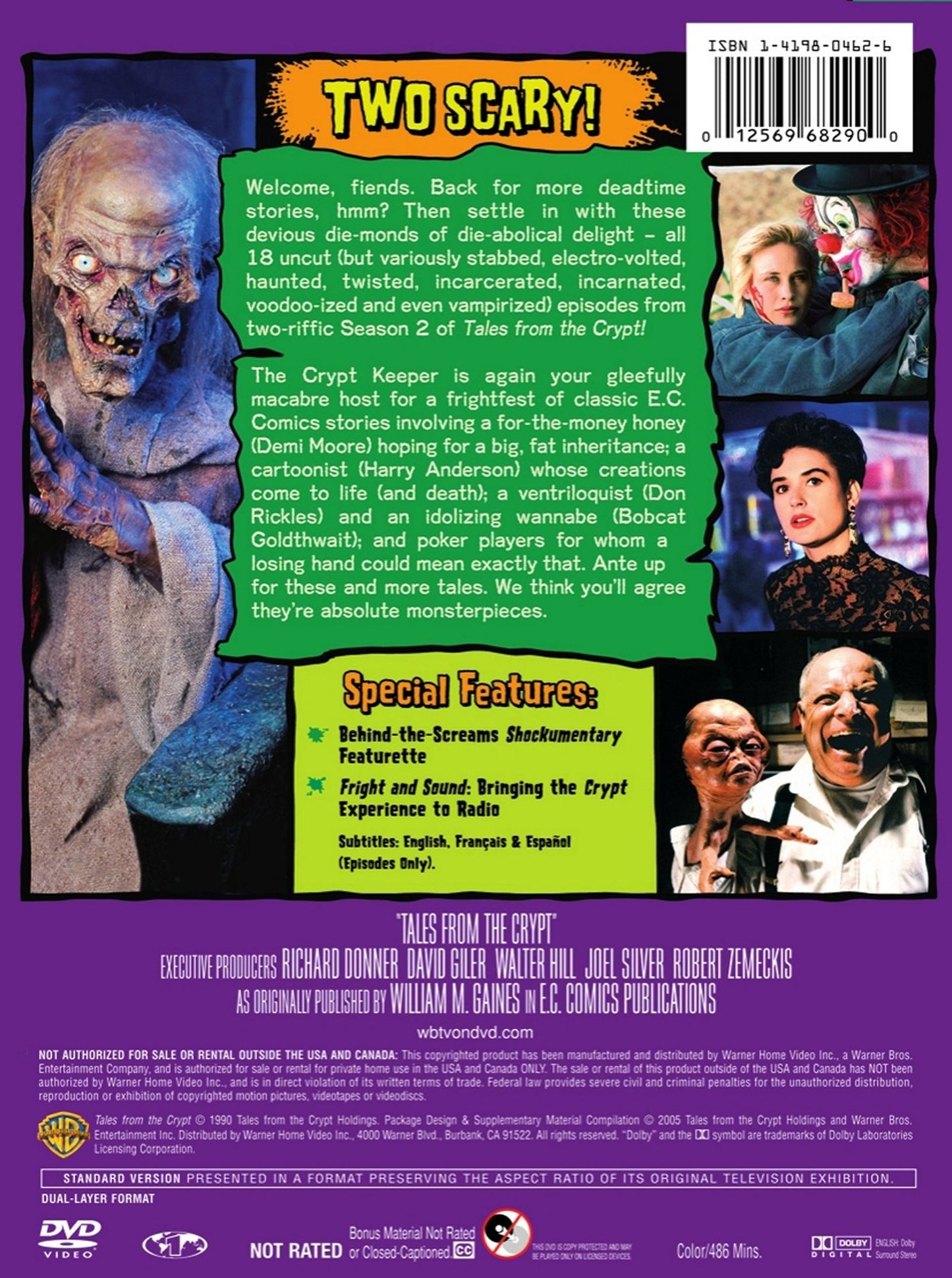 Tales from the Crypt: The Complete Second Season [3 Discs]