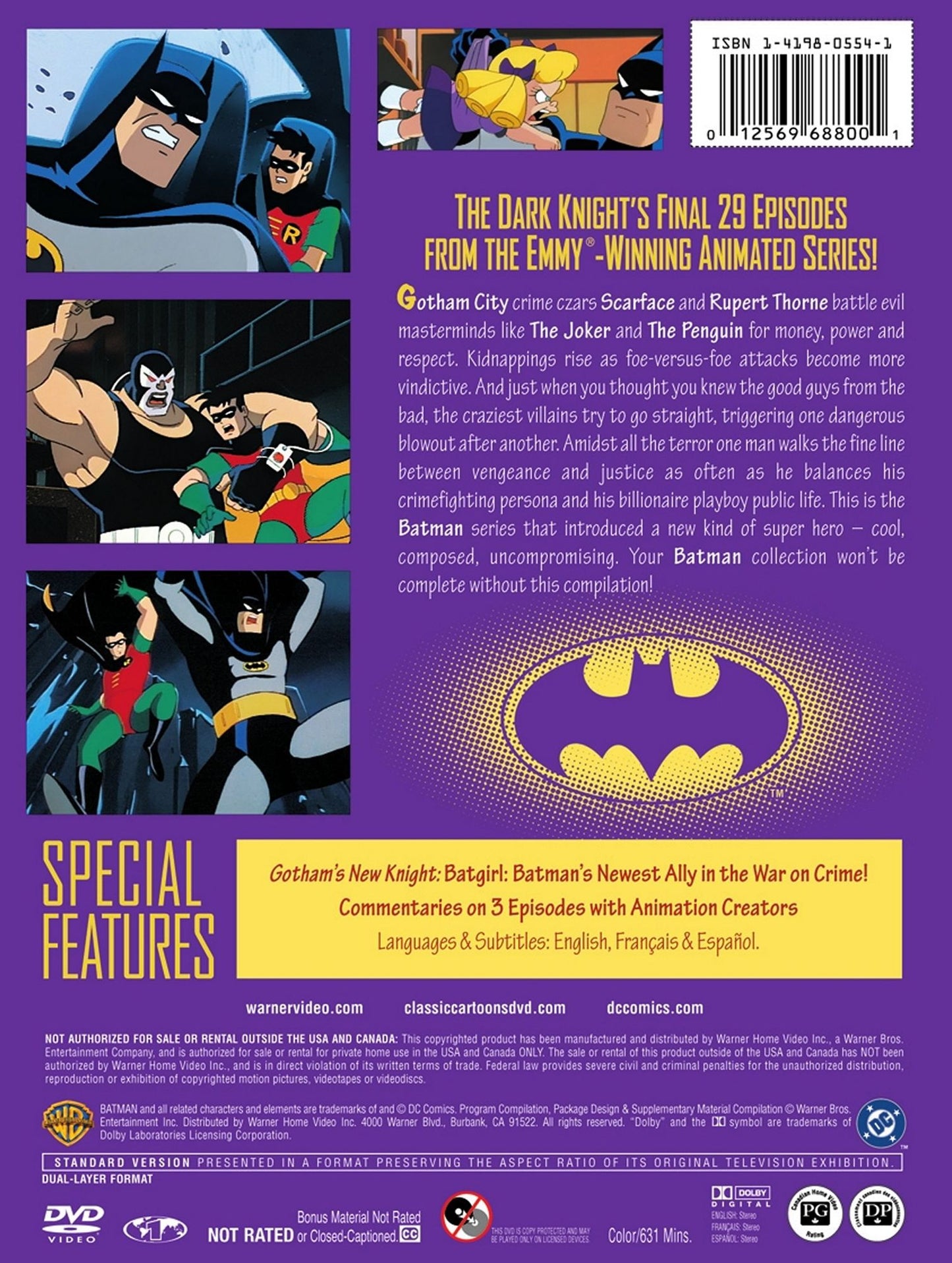 Batman: The Animated Series, Vol. 3 [4 Discs]