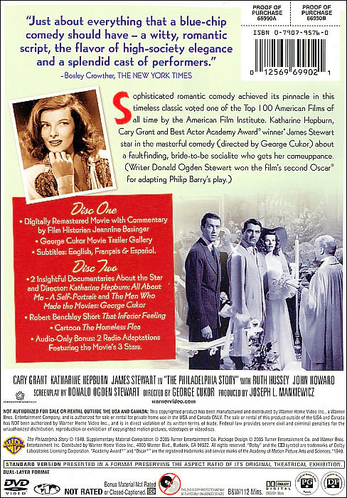 The Philadelphia Story [Special Edition] [2 Discs]