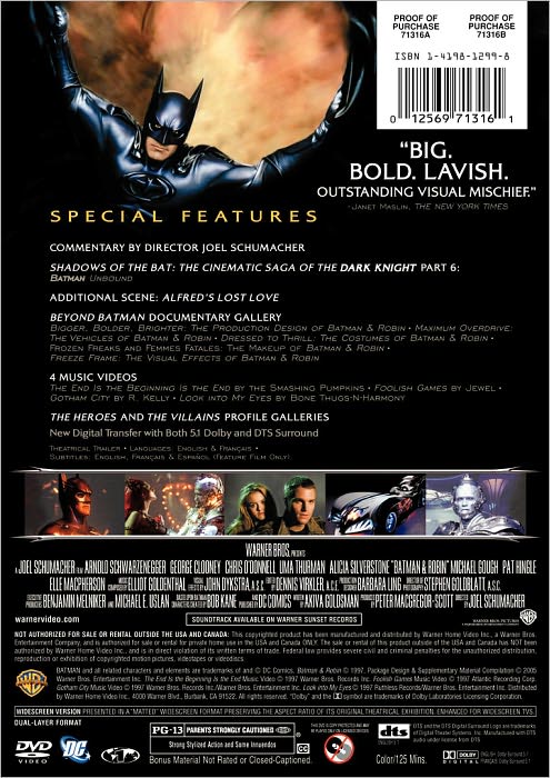 Batman and Robin [2 Discs]