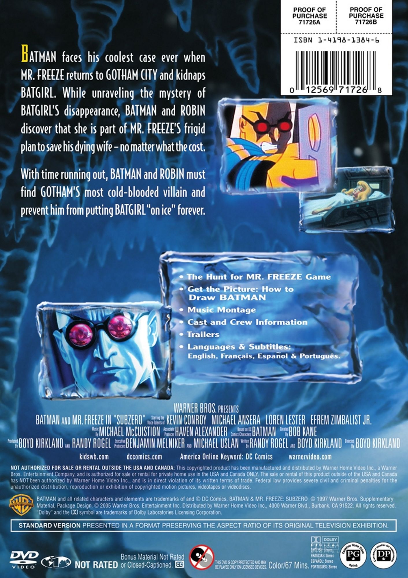 Batman & Mr. Freeze: Subzero