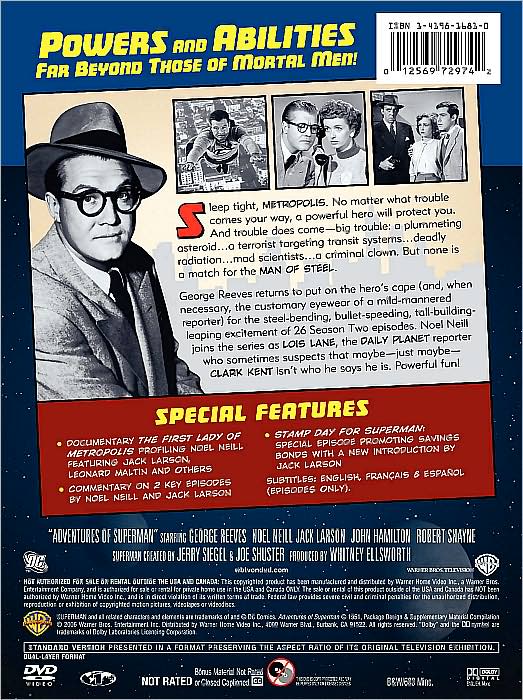The Adventures of Superman: The Complete Second Season [5 Discs]