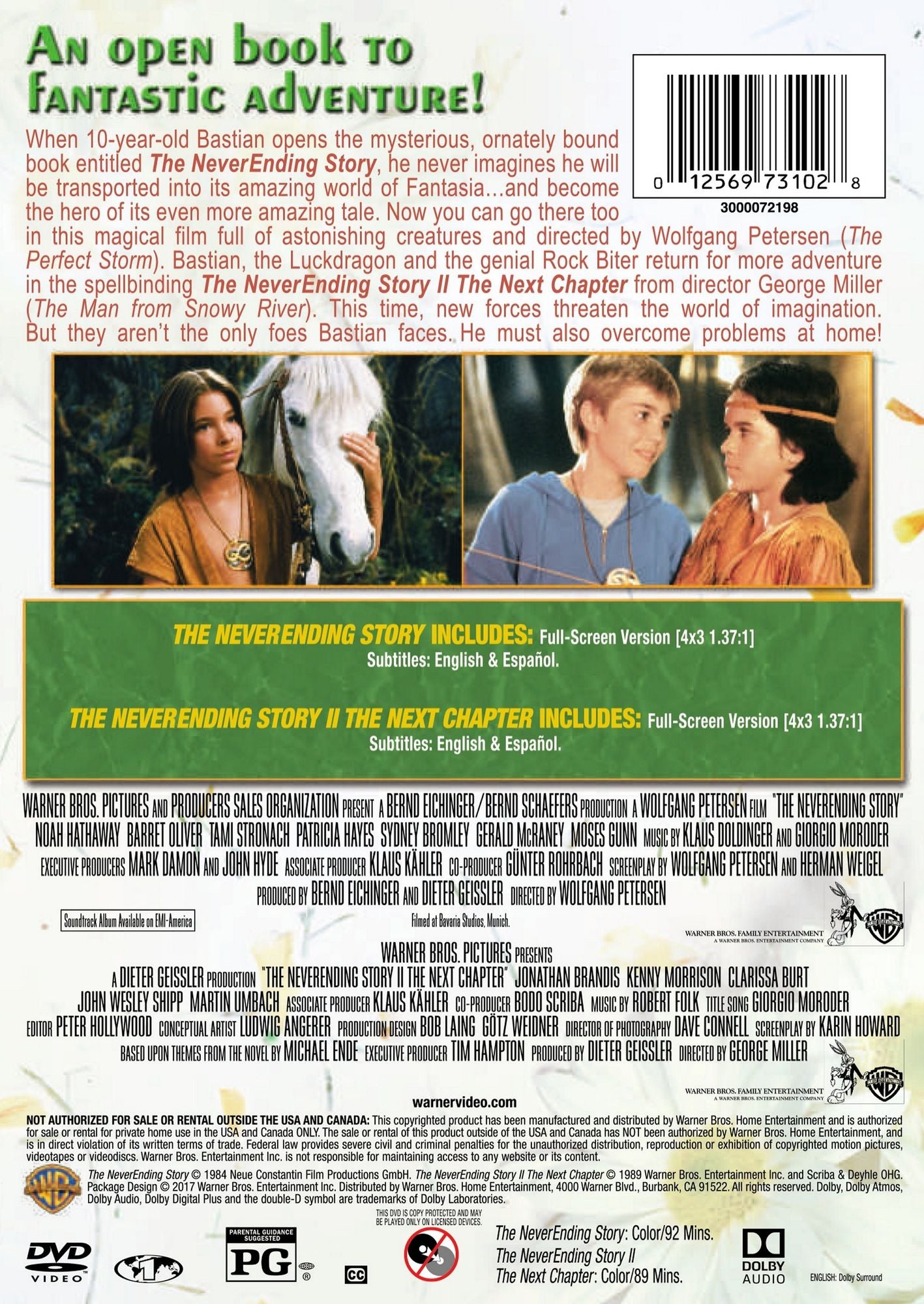 The Neverending Story/The Neverending Story II: The Next Chapter [2 Discs]
