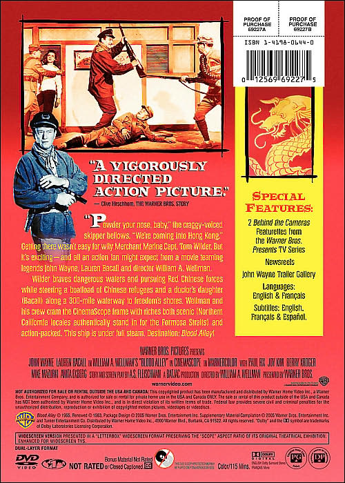 Blood Alley/The Sea Chase [2 Discs]