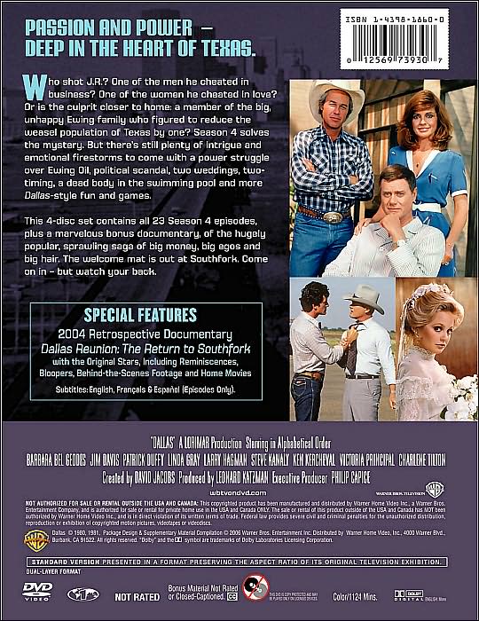 Dallas: The Complete Fourth Season [4 Discs]