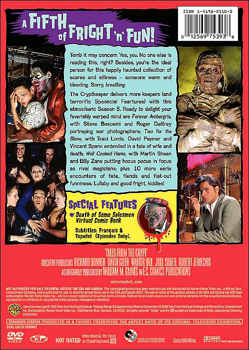 Tales from the Crypt: The Complete Fifth Season [3 Discs]