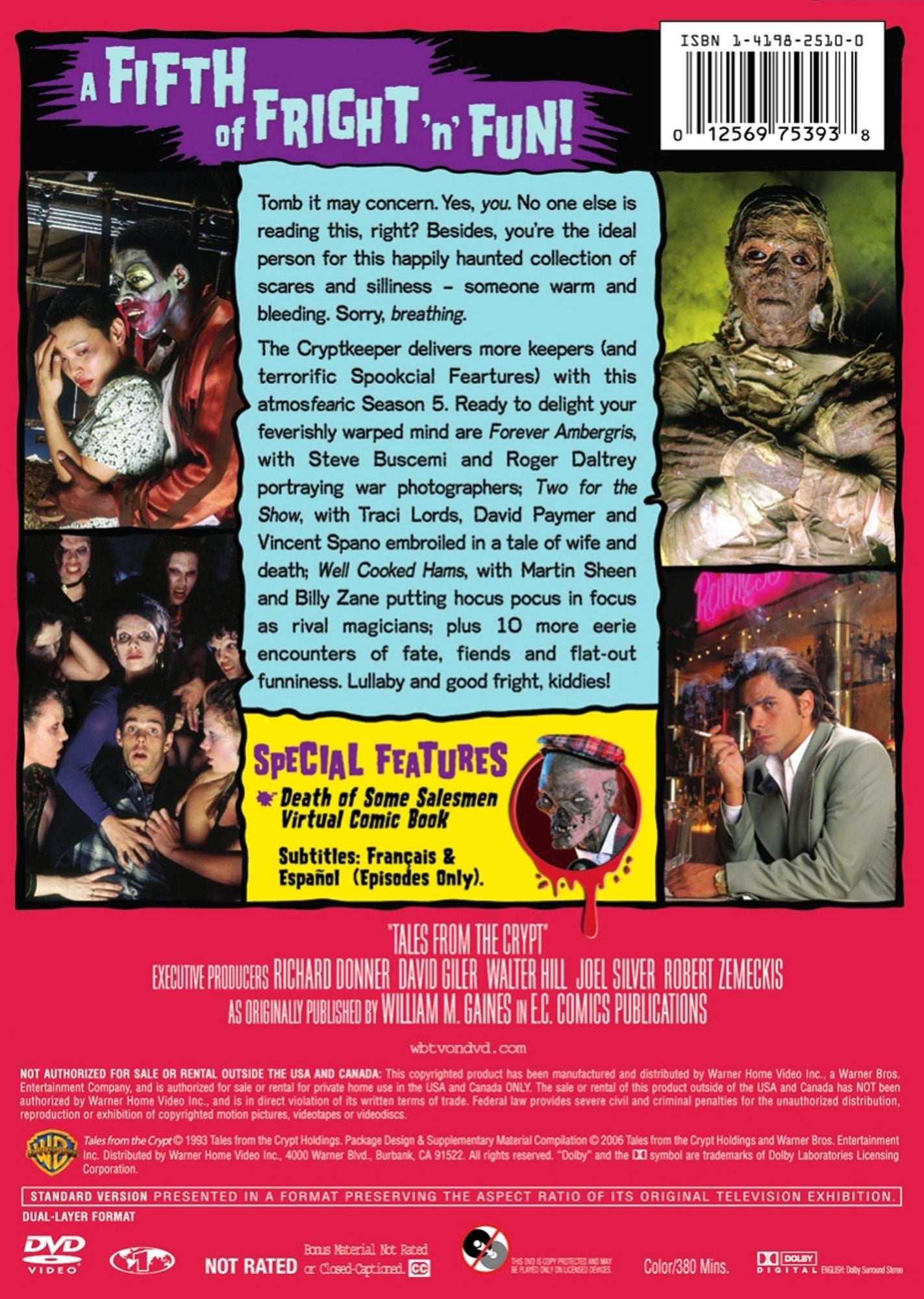 Tales from the Crypt: The Complete Fifth Season [3 Discs]
