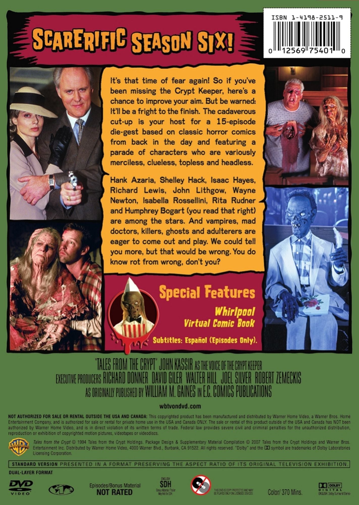 Tales from the Crypt: The Complete Sixth Season [3 Discs]