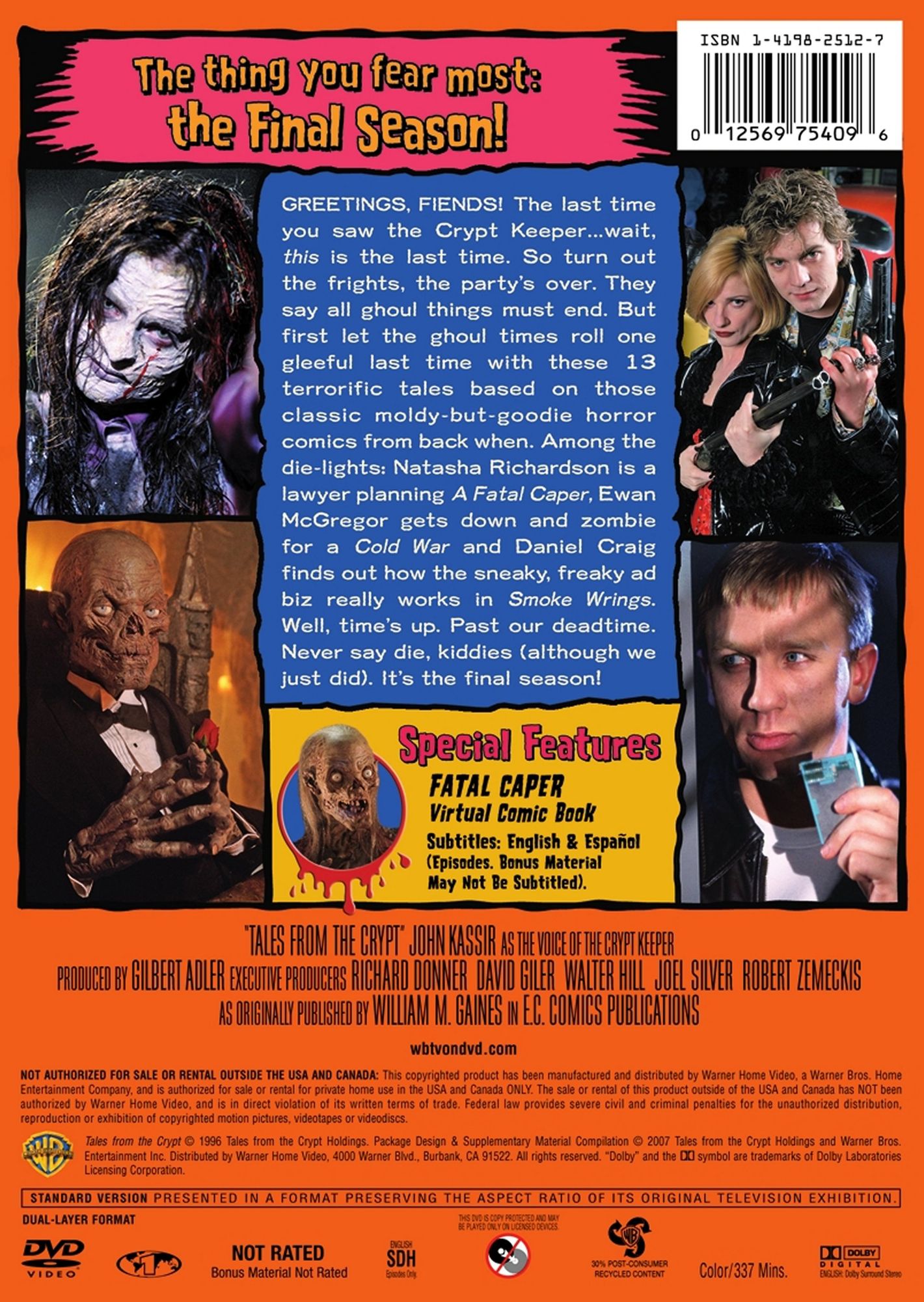 Tales from the Crypt: The Complete Seventh Season [3 Discs]