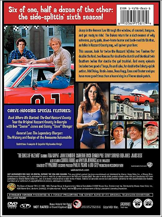 The Dukes of Hazzard: The Complete Sixth Season [4 Discs]