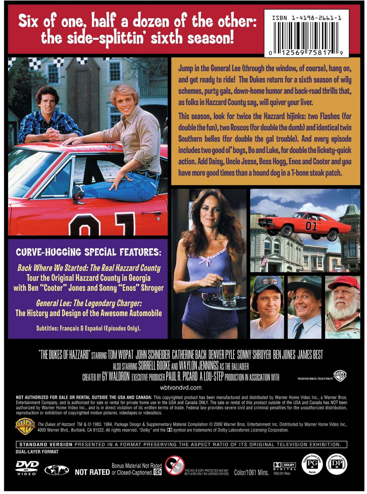 The Dukes of Hazzard: The Complete Sixth Season [4 Discs]
