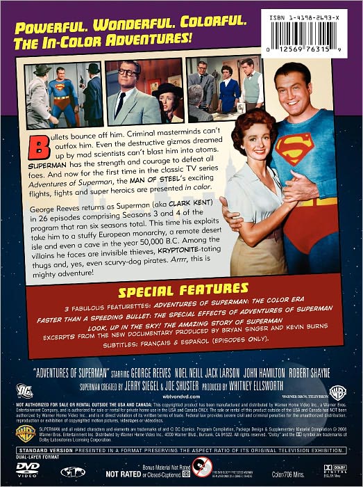 The Adventures of Superman: The Complete Third & Fourth Seasons [5 Discs]