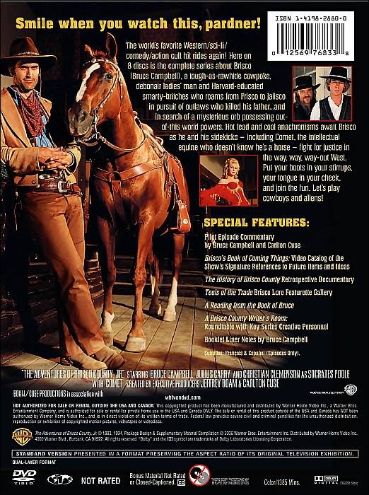 The Adventures of Brisco County, Jr.: The Complete Series [8 Discs]