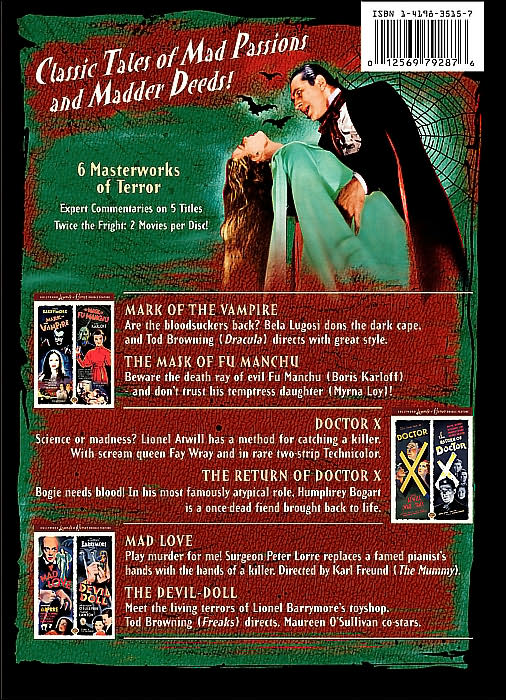 Hollywood Legends of Horror Collection [3 Discs]