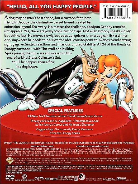 Tex Avery's Droopy: The Complete Theatrical Collection [2 Discs]