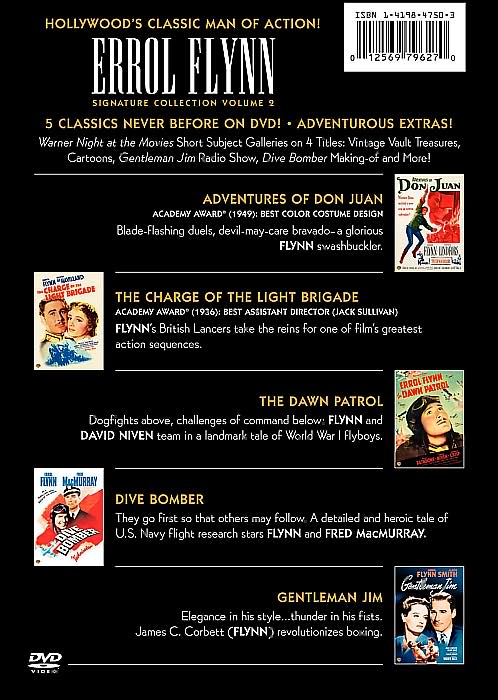 Errol Flynn: The Signature Collection, Vol. 2 [5 Discs]