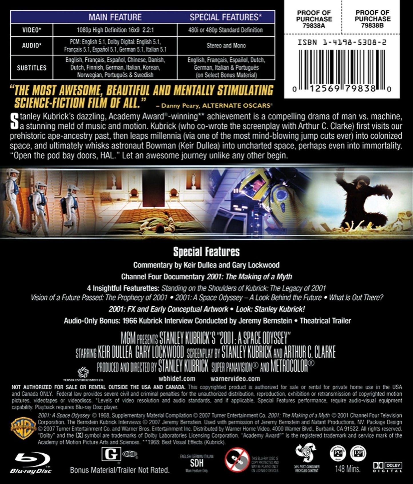 2001: A Space Odyssey [Blu-ray]