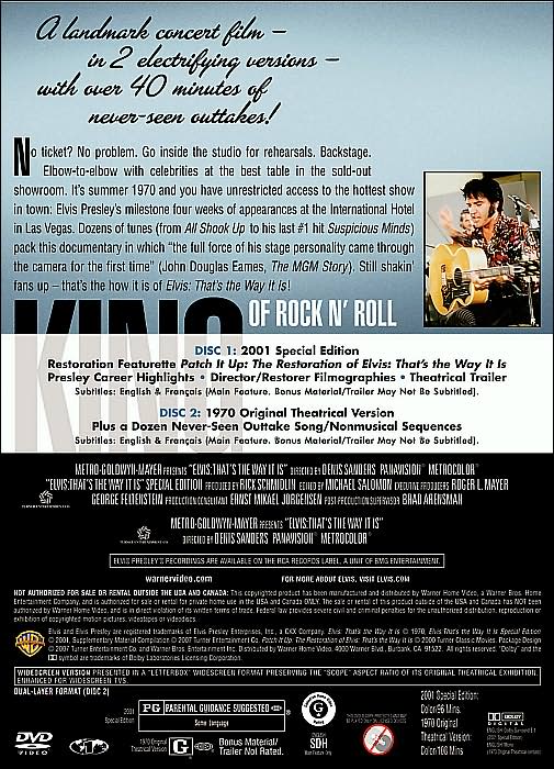 Elvis: That's the Way It Is [Special Edition] [2 Discs]
